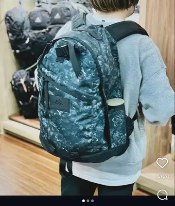 GREGORY 데이팩 더블 사이드 포켓 DSP 블랙 태피스트리