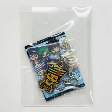 죠죠의 기묘한 모험 메탈 플레이트 키체인 히가시카타 조스케