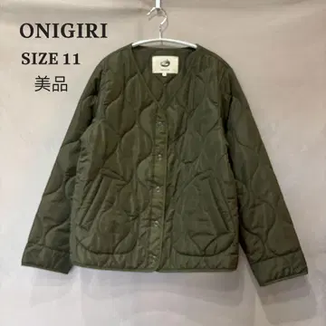 새상품급 ONIGIRI sorona 워셔블 이너 충전솜 퀼팅 블루종