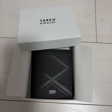 미사용 새상품 TAKEO KIKUCHI 접이식 지갑 다케오 키쿠치