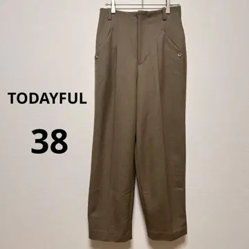 TODAYFUL 울 트라우저 팬츠 울 혼방 M