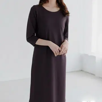 새상품급 ISABEL MARANT 롱 니트 원피스 다크 퍼플