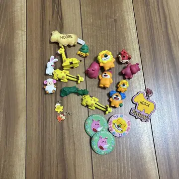 타베코 동물 가챠가챠 키링 입상 미니어처 캔뱃지