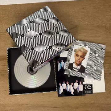 EXO overdose Kver. 앨범 트레이딩 카드 포함 덤 사진 포함