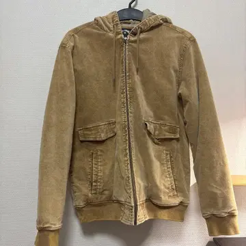 BILLABONG 후드 부착 베이지 점퍼 L