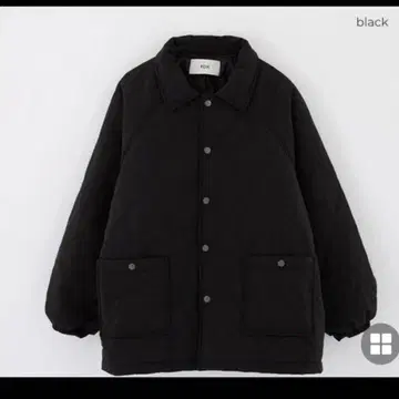 미사용 새상품 nugu POIK 퀼팅 오버 사이즈 자켓