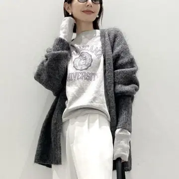 [라빠르망] R JUBILEE Mohair Long Cardigan