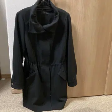 비키 코트 여성용 블랙