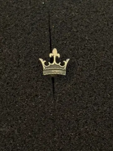 로얄오더 ROYAL ORDER 실버 크라운 스터드 귀걸이