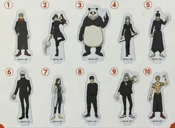 주술회전 아크스타즈! A 아크릴 스탠드 6개 세트 2