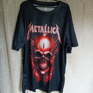 Metallica 스컬 디자인 T셔츠 사이즈 L 미사용 새상품