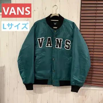 반스 VANS 바시티 자켓 그린