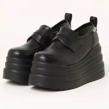 새상품급 요스케 YOSUKE 통굽 로퍼 (블랙)