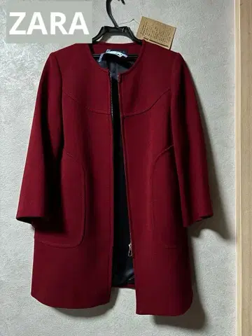 새상품급 ZARA 노카라 코트