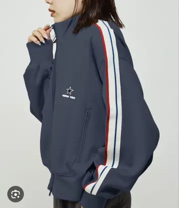 새상품급 CONVERS TOKYO 사이드 라인 트랙 자켓 숏