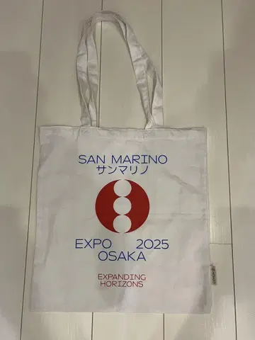 SAN MARINO EXPO 2025 OSAKA 토트백 산마리노