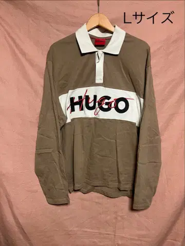HUGO BOSS 휴고보스 로고 긴팔 피케 셔츠 L 사이즈