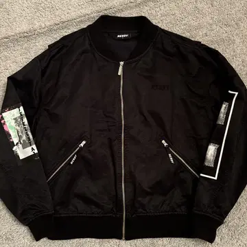 NERDY 블랙 ma1 블루종