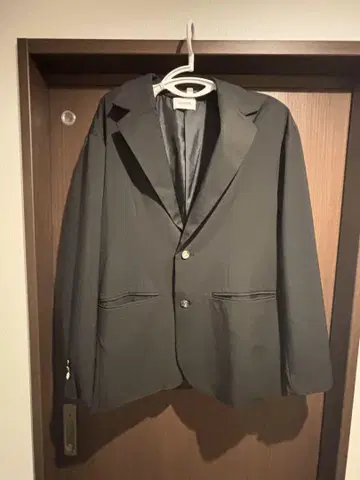블랙 테일러드 자켓