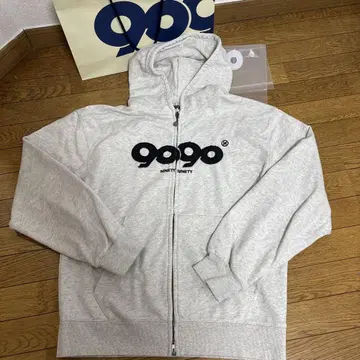 9090 그레이 후드티 프론트 지퍼 포함