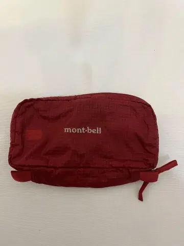 [ mont-bell ] 트래블 파우치 레드