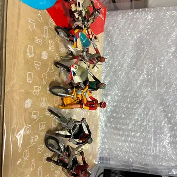 가격 인하! 가면라이더 피규어 6체 바이크 세트