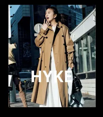 [ 새상품급 ] HYKE 트렌치코트