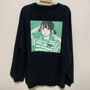overprint 나에나노 코토츠미 오버프린트 트레이닝복 블랙 L