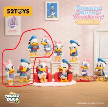52TOYS 도널드 덕 피규어 4체 세트