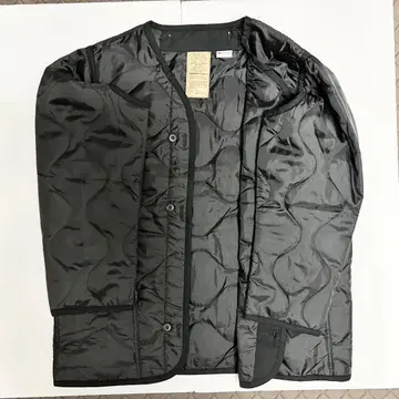 HOUSTON 3M L 블랙 밀리터리 퀼팅 자켓