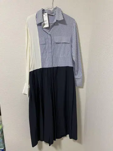 ZARA 스트라이프 셔츠 원피스