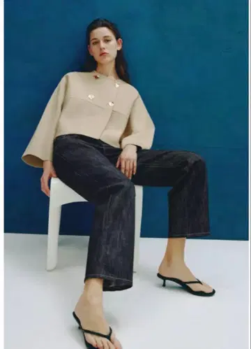 ZARA 니트 랩 가디건