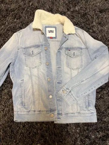TOMMY JEANS 보아 옷깃 데님 자켓 M