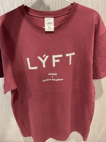 LYFT 버건디 T셔츠 XL