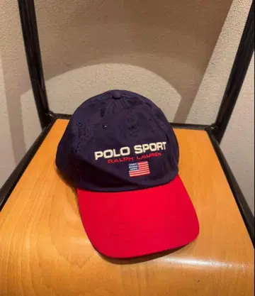Polo Sport 캡 네이비/레드