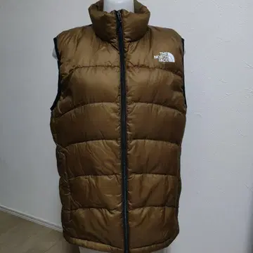 컨디션 최상 THE NORTH FACE 브라운 다운 베스트 M