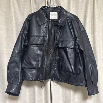 FREAK'S STORE 블랙 가죽 자켓