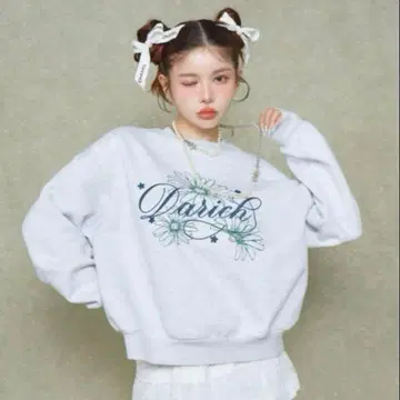 다리치 거베라 모티브 풀오버