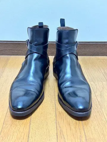 Carmina 조퍼 부츠 블랙 (염색 변경) 26.5cm