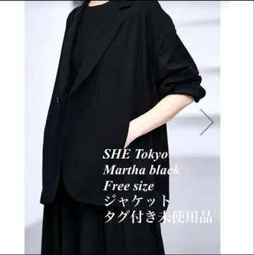 SHE 도쿄 Martha black Free size 택 포함 미사용품
