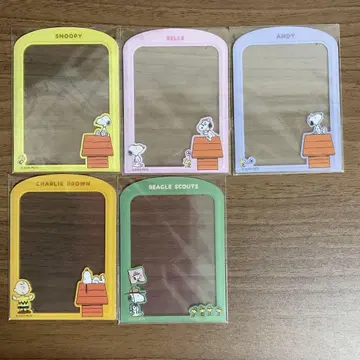 스누피 하드 카드 케이스 컬렉션 5세트