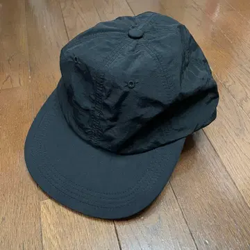 미사용 garbage 나일론 6패널 캡 모자 블랙