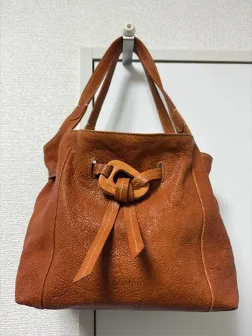 genten 오렌지 브라운 토트백 숄더