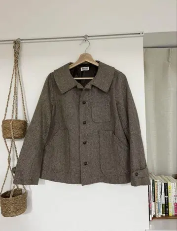 BEAMS BOY 헤링본 자켓