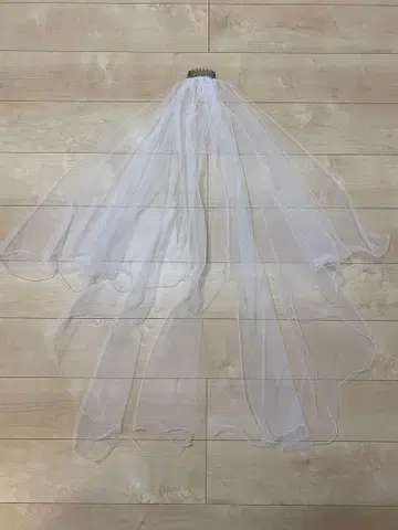 ALPHA BLANCA 이단 웨딩 베일