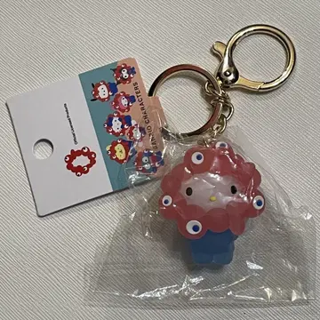 먀쿠먀쿠 x 키티  입체 마스코트 키링 오사카 간사이 만박