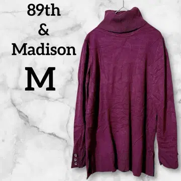 새상품급 89th & Madison 퍼플 터틀넥 [ M ]