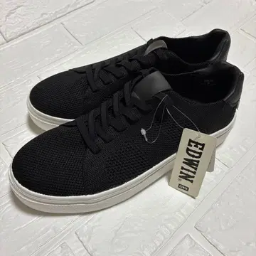 EDWIN 블랙 메쉬 스니커즈 사이즈 M