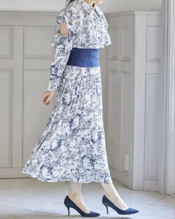 [ 거의 미사용 ] tocco closet 원피스 꽃무늬 M