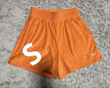 미사용 새상품 Puma 오렌지 숏팬츠 S